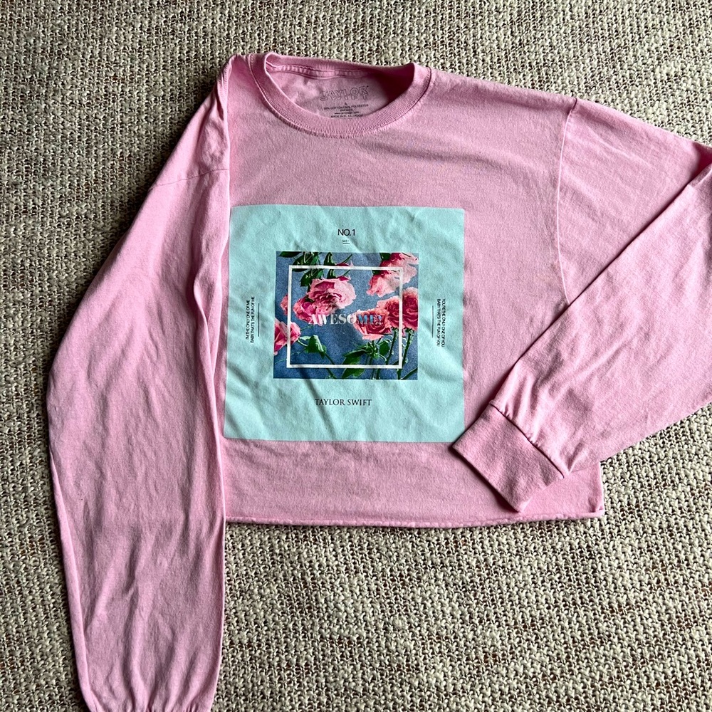 Taylor swift official merch crop top